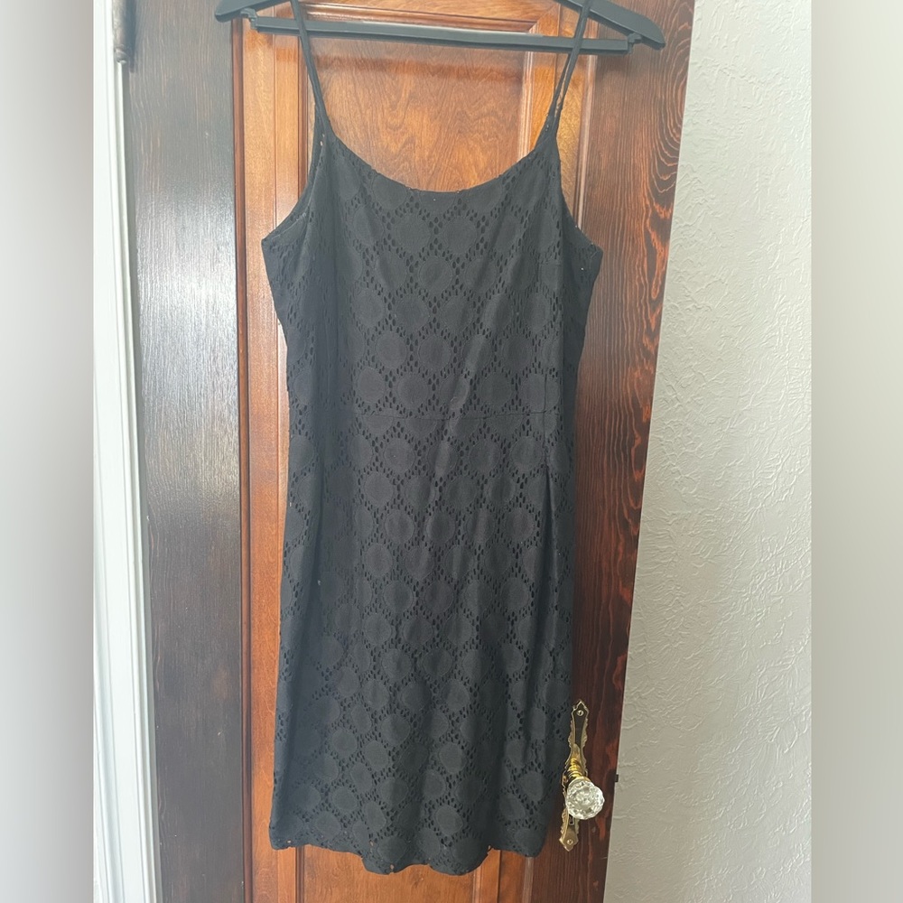 Black Banana Republic Lace Dress
